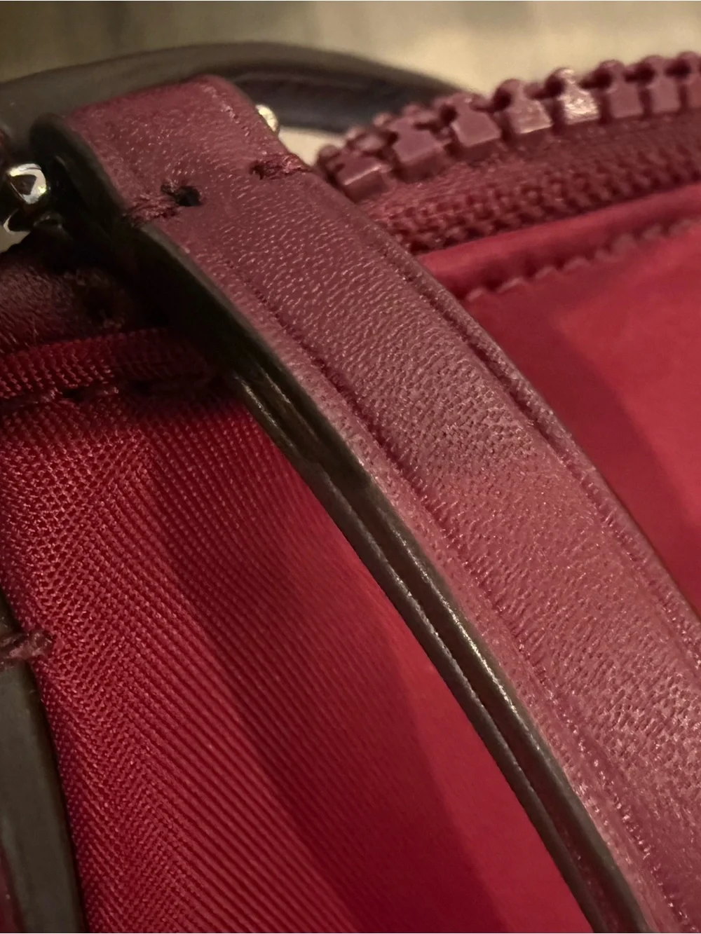 Kate Spade New York Burgundy Jae Flat Crossbody Bag